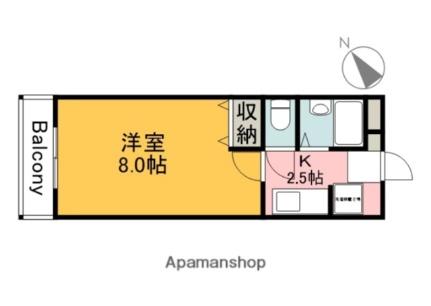 ウイング川内 202｜広島県広島市安佐南区川内５丁目(賃貸マンション1K・2階・23.14㎡)の写真 その2