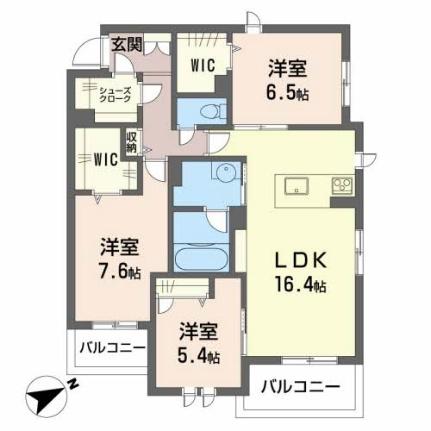 フロイデＯＢＲ 301｜広島県広島市安佐南区祇園６丁目(賃貸マンション3LDK・3階・86.77㎡)の写真 その2