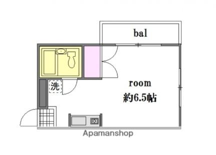 コーポ円満地 105｜広島県広島市佐伯区三宅１丁目(賃貸マンション1R・1階・15.00㎡)の写真 その2