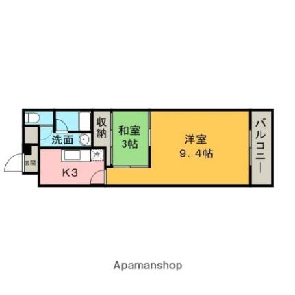 クレベール相原 102｜広島県広島市佐伯区五日市６丁目(賃貸マンション2K・1階・34.92㎡)の写真 その2