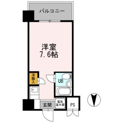 ベルハウス 405｜広島県広島市西区井口３丁目(賃貸マンション1R・4階・17.41㎡)の写真 その2