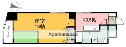 グランドルチェ国泰寺 505｜広島県広島市中区国泰寺町２丁目(賃貸マンション1K・5階・40.04㎡)の写真 その2