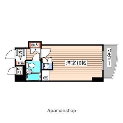 ライオンズマンション東荒神 304｜広島県広島市南区東荒神町(賃貸マンション1R・7階・22.38㎡)の写真 その2