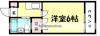 ロイヤル東雲3階2.8万円