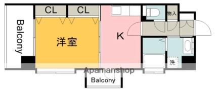 ロアール南竹屋 604｜広島県広島市中区南竹屋町(賃貸マンション1DK・6階・29.89㎡)の写真 その2