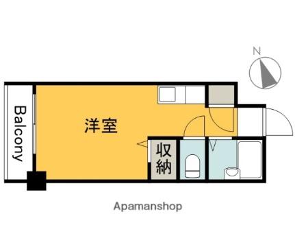 Ｌａ　Ｆｏｒｅｔ　Ｆｕｊｉｍｉ（旧ル・クレール　クサオ） 404 ｜ 広島県広島市中区富士見町（賃貸マンション1R・4階・19.01㎡） その2