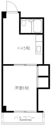 亀谷ビル 303｜広島県広島市中区大手町３丁目(賃貸マンション1DK・3階・20.00㎡)の写真 その2