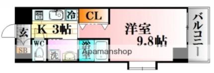 フェリーチェグランデ舟入中町 1204｜広島県広島市中区舟入中町(賃貸マンション1K・12階・30.38㎡)の写真 その2