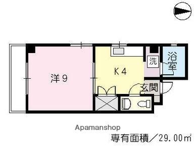 ネスト・Ｋ 301 ｜ 広島県広島市南区皆実町５丁目（賃貸マンション1K・3階・29.00㎡） その2