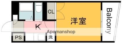 片山ビル10 402｜広島県広島市中区大手町５丁目(賃貸マンション1K・4階・17.75㎡)の写真 その2