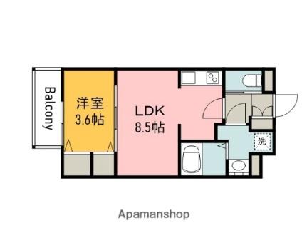 セブンプロート庚午 103｜広島県広島市西区庚午北１丁目(賃貸マンション1LDK・1階・29.95㎡)の写真 その2