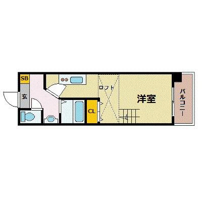 グラビスコート紙屋町 903｜広島県広島市中区大手町２丁目(賃貸マンション1R・9階・25.07㎡)の写真 その2