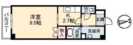 クレール光が丘 0308｜広島県広島市東区光が丘(賃貸マンション1K・3階・31.35㎡)の写真 その2