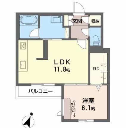 ＬＩＮＯ　ＧＲＡＮＤＥ　牛田中（ＢＥＬＳ認証） A102 ｜ 広島県広島市東区牛田中１丁目（賃貸マンション1LDK・1階・47.52㎡） その2