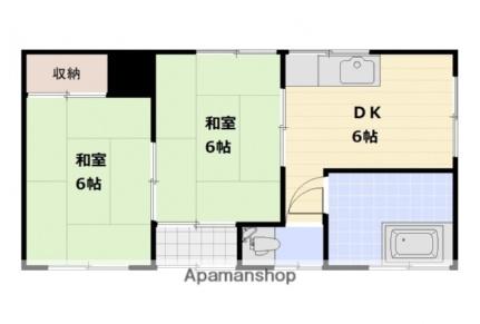 小町荘 101｜広島県広島市中区吉島東１丁目(賃貸アパート2DK・1階・36.00㎡)の写真 その2