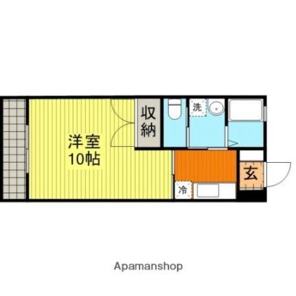 グランドソレール 303｜山口県岩国市昭和町１丁目(賃貸マンション1K・3階・30.30㎡)の写真 その2