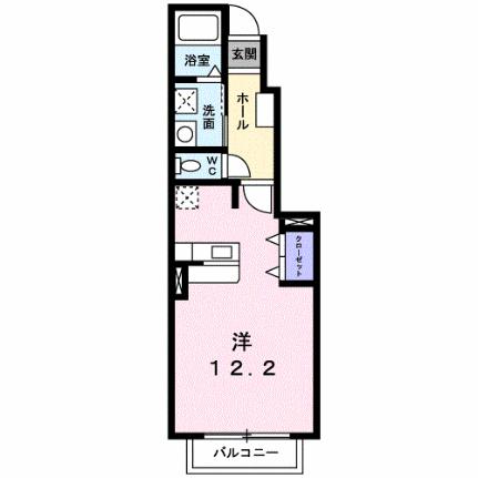 メゾン・ド・デフィ　Ｂ 102｜山口県山口市赤妻町(賃貸アパート1R・1階・33.15㎡)の写真 その2