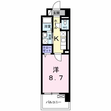 アルカディアコート 303｜山口県山口市小郡栄町(賃貸マンション1K・3階・30.62㎡)の写真 その2