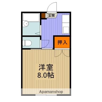 コンフレールサエキII  ｜ 山口県防府市大字田島（賃貸アパート1K・2階・25.60㎡） その2