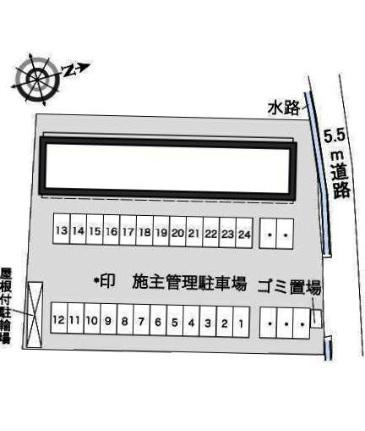 レオパレス若宮 212｜徳島県板野郡藍住町住吉字若宮(賃貸アパート1K・2階・28.02㎡)の写真 その17