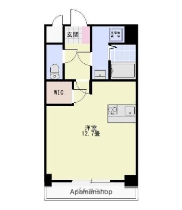 徳島県徳島市西船場町３丁目（賃貸マンション1R・6階・35.75㎡） その2