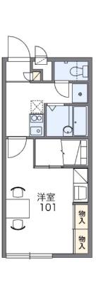 レオパレスラージ　グルーブ　I 201｜徳島県徳島市国府町観音寺(賃貸アパート1K・2階・23.18㎡)の写真 その2