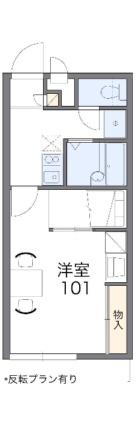 レオパレスエクセル　こくふ 210｜徳島県徳島市国府町和田字馬淵(賃貸アパート1K・2階・22.70㎡)の写真 その2