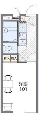 レオパレスサヴァー 205｜徳島県徳島市南田宮２丁目(賃貸アパート1K・2階・19.87㎡)の写真 その2