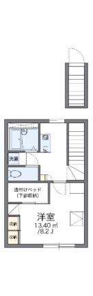 レオパレスアントラー 205｜香川県高松市鹿角町(賃貸アパート1K・2階・26.08㎡)の写真 その2