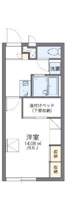 レオパレスニュー屋島 207｜香川県高松市屋島西町(賃貸アパート1K・2階・23.18㎡)の写真 その2