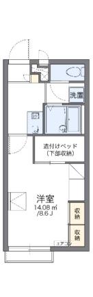 レオパレスＳ　ＣＯＵＲＴ 202 ｜ 香川県高松市木太町（賃貸アパート1K・2階・23.18㎡） その2