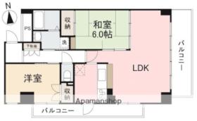 香川県高松市楠上町１丁目（賃貸マンション2LDK・2階・67.71㎡） その2