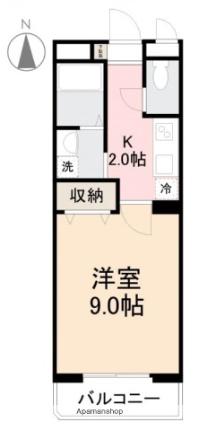 香川県高松市松並町（賃貸マンション1K・3階・29.82㎡） その2