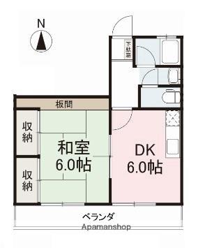 香川県高松市東ハゼ町(賃貸マンション1DK・3階・35.64㎡)の写真 その2