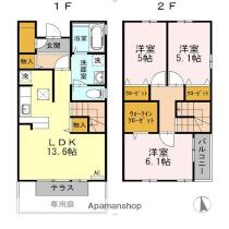 香川県高松市伏石町（賃貸アパート3LDK・1階・79.86㎡） その2