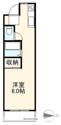 香川県高松市西町(賃貸マンション1R・3階・24.94㎡)の写真 その2