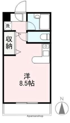 香川県高松市木太町(賃貸マンション1R・2階・23.04㎡)の写真 その2