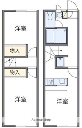 レオパレスＭＩＬＬＥＮＩＵＭ 103｜香川県高松市木太町(賃貸アパート2DK・1階・49.68㎡)の写真 その2