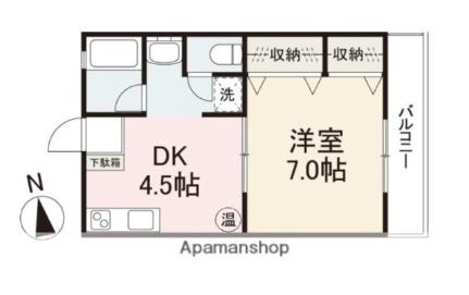 エトワール（伏石） 105｜香川県高松市伏石町(賃貸マンション1DK・1階・28.35㎡)の写真 その2