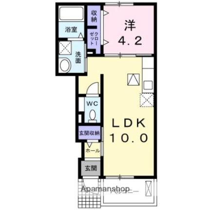 ナリッシュＬｅｅ　II 104｜香川県高松市春日町(賃貸アパート1LDK・1階・37.76㎡)の写真 その2
