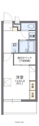 レオパレスグルーデテンポ 208｜香川県高松市福岡町２丁目(賃貸マンション1K・2階・23.18㎡)の写真 その2