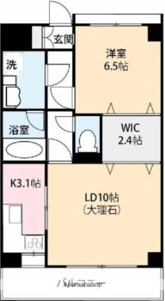 香川県高松市太田下町(賃貸マンション1LDK・2階・53.40㎡)の写真 その2