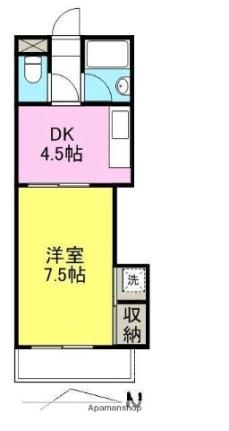 香川県高松市扇町１丁目（賃貸アパート1DK・2階・28.03㎡） その2