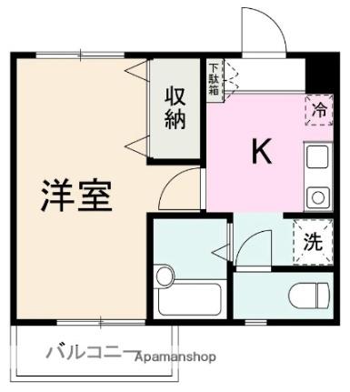 香川県高松市仏生山町甲(賃貸マンション1K・1階・23.22㎡)の写真 その2