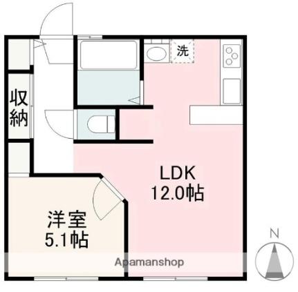 香川県高松市屋島西町(賃貸アパート1LDK・2階・43.29㎡)の写真 その2