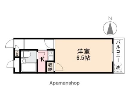 香川県高松市郷東町(賃貸マンション1K・2階・18.63㎡)の写真 その2