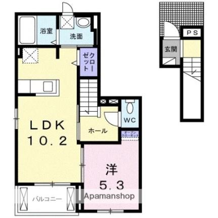 香川県高松市太田下町（賃貸アパート1LDK・2階・42.55㎡） その2