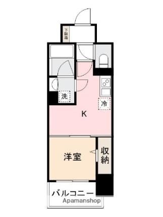 香川県高松市南新町(賃貸マンション1DK・11階・28.01㎡)の写真 その2