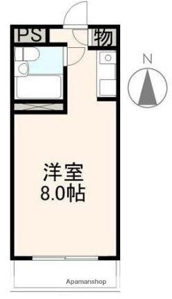 アーバンパレス 205｜香川県高松市屋島西町(賃貸マンション1R・2階・21.00㎡)の写真 その2