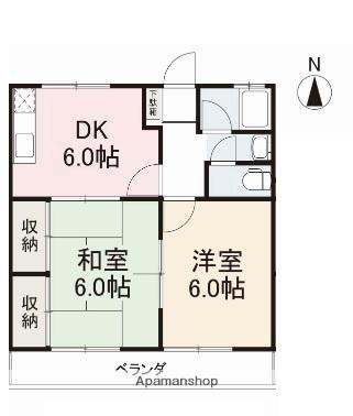 ハイツ大塚 305｜香川県高松市東ハゼ町(賃貸マンション2DK・3階・45.36㎡)の写真 その2